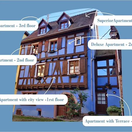 La Maison Bleue - Historic House In The Heart Of Riquewihr Extérieur photo